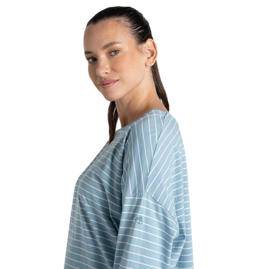 Craghoppers Dam/Lady Kielder T-shirt med droppande axel (Himmelblått) - Image 4