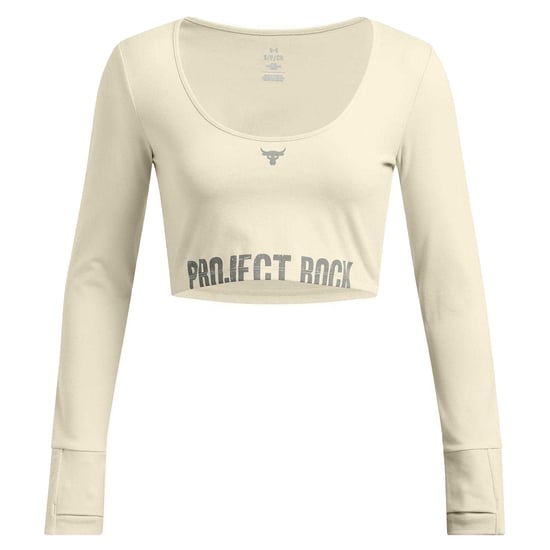Under Armour Dam/Ladies Project Rock långärmad t-shirt (Brun) - Image 2
