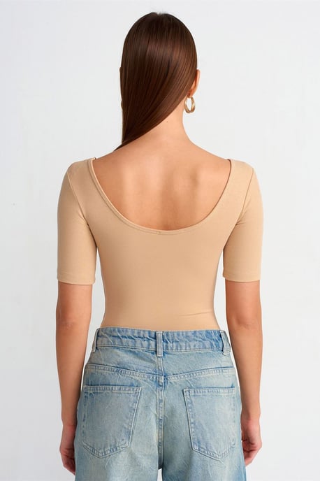 Dam Slim Fit Bomulls Jersey Byxdress - Image 2