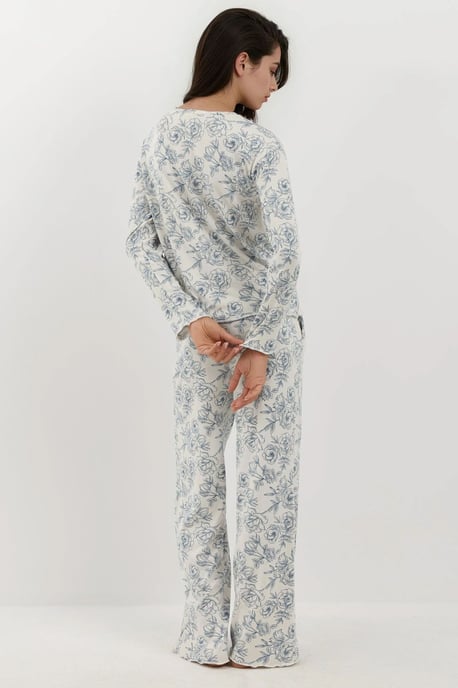 Mjuk Beröring Avslappnad Passform Pyjamas Set - Image 3