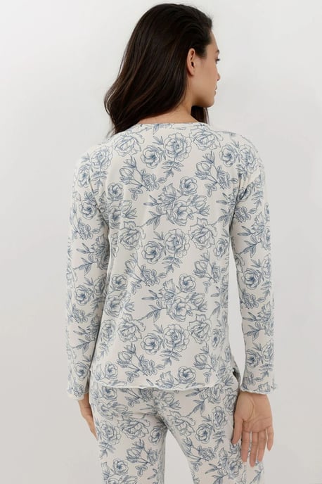 Mjuk Beröring Avslappnad Passform Pyjamas Set - Image 6