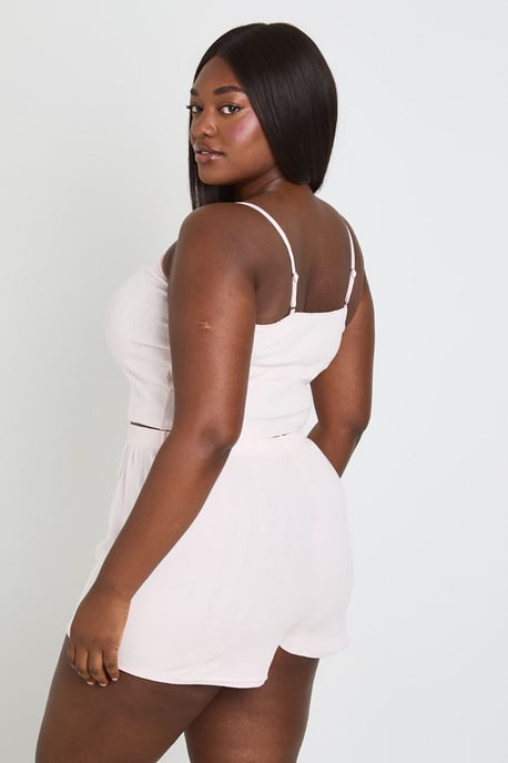 Plus Pointelle Cami Pyjama Top - Image 2