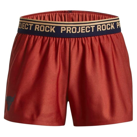 Under Armour Meisjes Project Rock Chino Shorts (Rood) - Image 1