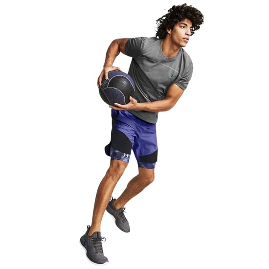 Under Armour Elite Korte Broek Heren (Paars) - Image 5