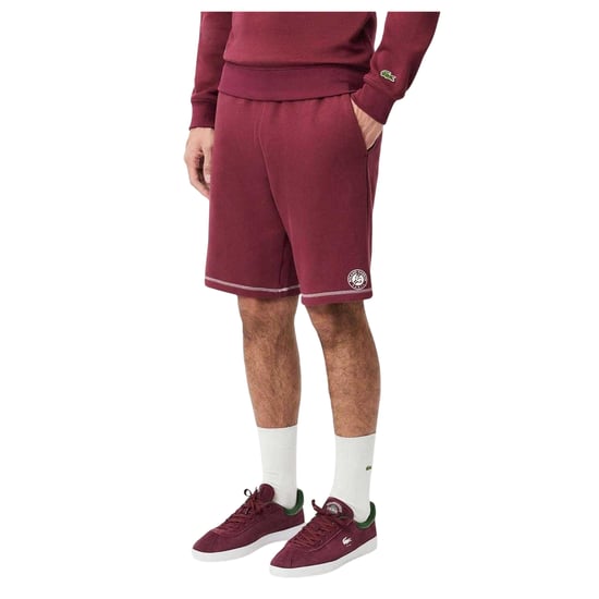 Lacoste Heren Roland Garros Editie Tennisshort (Rood) - Image 1