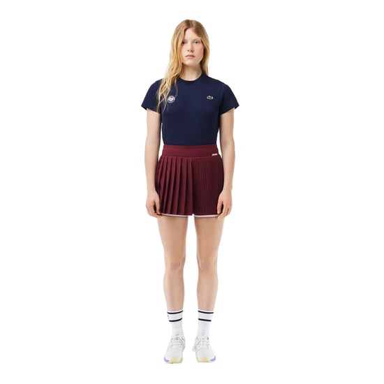 Lacoste Womens/Ladies Roland Garros Edition Skort (Purple) - Image 6