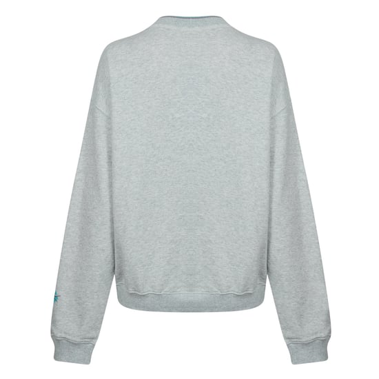 Reebok Kvinnor/Damer Crop Sweatshirt (Ljusgrått ljummet) - Image 2