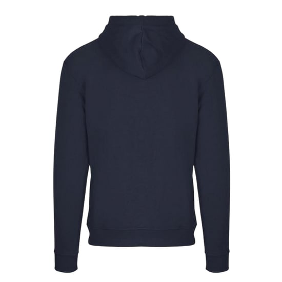 Aquascutum Heren Embleem Hoodie (Marine) - Image 2