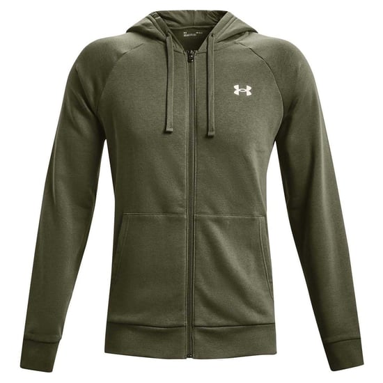 Under Armour Mens Rival Fleece Full Zip Hoodie (Marin OD-grön) - Image 2