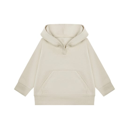 Larkwood Childrens/Kids Plain Sustainable Hoodie (Light Stone) - Image 1
