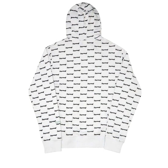 Money Heren All Over Logo Hoodie (Wit) - Image 2
