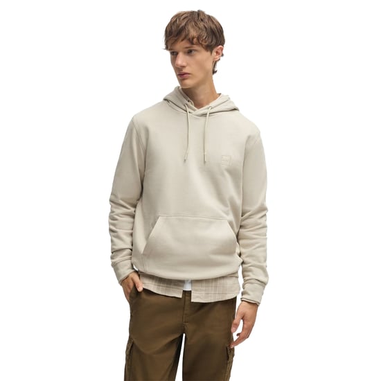 Boss Heren Wetalk Pullover Hoodie (Licht Beige) - Image 1