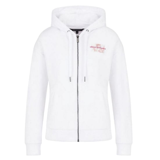 Armani Exchange Dames/Dames Full Zip Hoodie (Wit) - Image 2