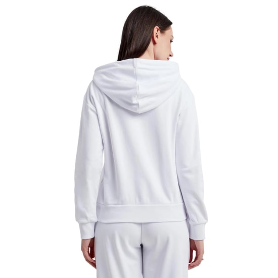 Armani Exchange Dames/Dames Full Zip Hoodie (Wit) - Image 3