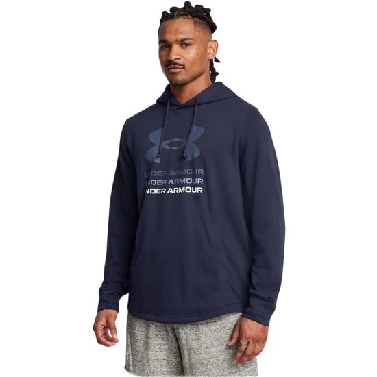 Under Armour Heren Rival Terry Grafische Hoodie (Blauw) - Image 1