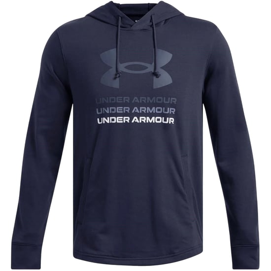 Under Armour Heren Rival Terry Grafische Hoodie (Blauw) - Image 2