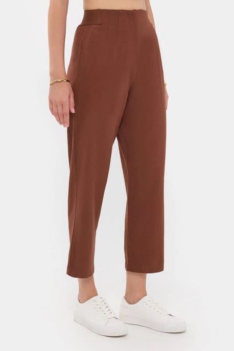High-Waist Carrot Trousers - Image 3