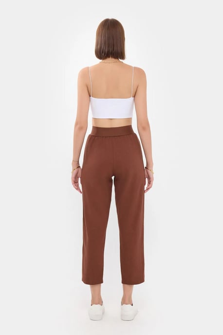 High-Waist Carrot Trousers - Image 4