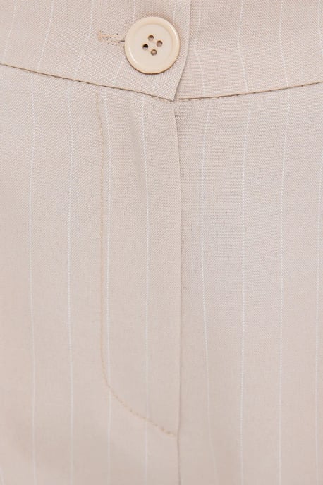 High-Waist Striped Carrot Trousers - Image 5