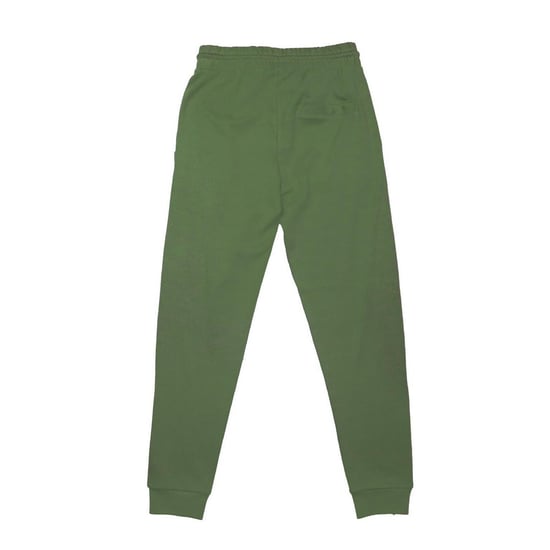 Aquascutum Mens Logo Tapered Leg Slim Joggers (Military Green) - Image 2