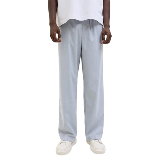 Jack And Jones Heren Bill Stripe Wijde Been Joggers (Grijze Melange) - Image 1