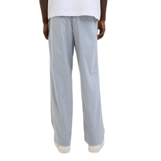 Jack And Jones Heren Bill Stripe Wijde Been Joggers (Grijze Melange) - Image 2