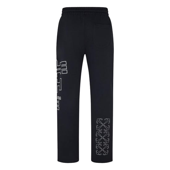 Off White Unisex Vuxen Arrow Regular Sweatpants (Svart/vit) - Image 2