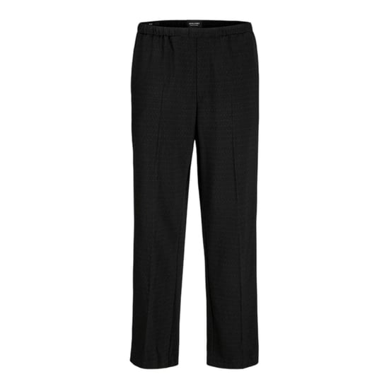 Jack And Jones Heren Bill Stripe Wijde Been Joggers (Zwart) - Image 1
