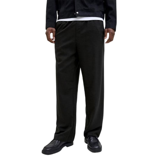 Jack And Jones Heren Bill Stripe Wijde Been Joggers (Zwart) - Image 3