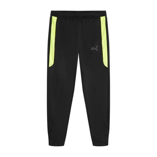 Puma Trainingsbroekje Finesse Performance voor kinderen/Kinderen (ZWART/GEEL) - Image 1