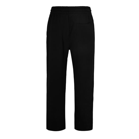 Off White Fleece Relaxed Fit Sweatbroek voor Volwassenen (Zwart, Wit) - Image 2
