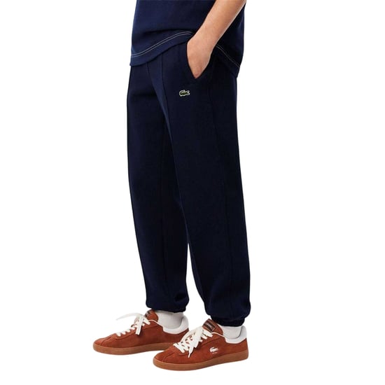 Lacoste Heren Biologisch Katoenen Normale Sweatbroek (Marine) - Image 4