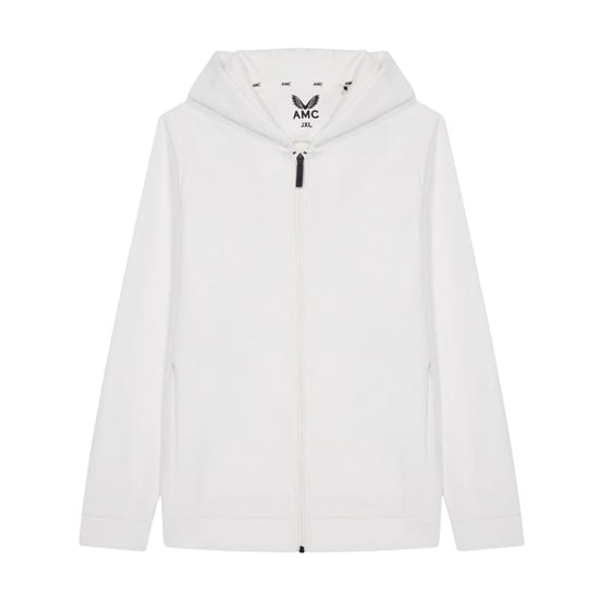Castore Kinder/Kids Andy Murray Collectie Full Zip Hoodie (Wit) - Image 1