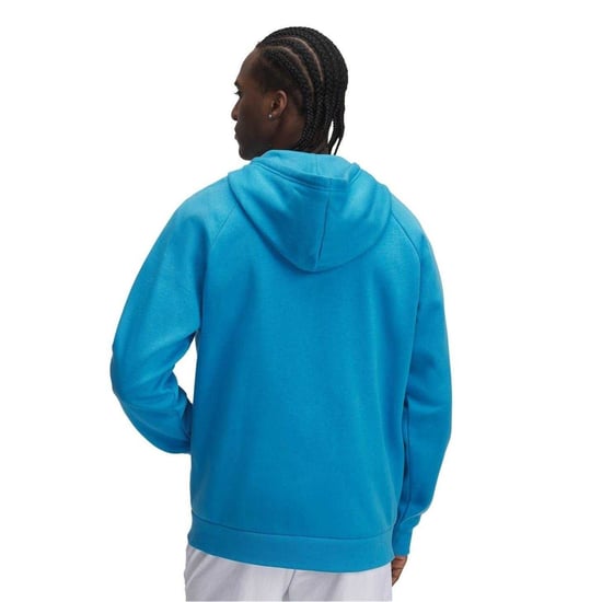 Under Armour Mens Rival Fleece Full Zip Hoodie (Blå) - Image 4