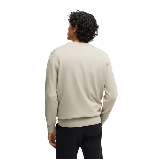 Boss Heren Kanovano Crew Hals Trui (Licht Beige) - Image 2