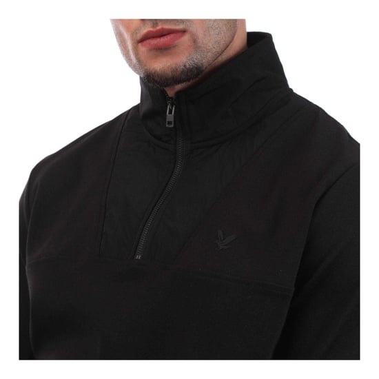 Lyle & Scott Heren Hybride Sweatshirt (Zwart) - Image 3