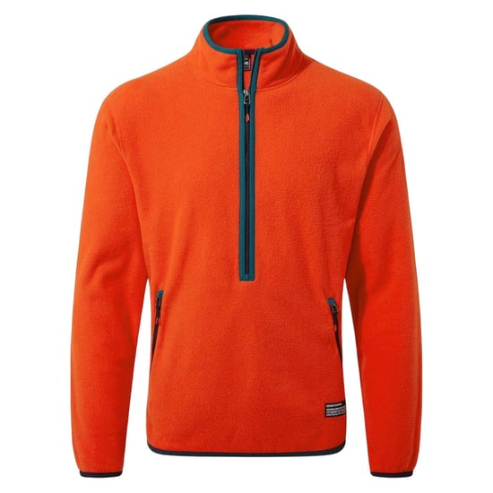 Craghoppers Mens Mock Neck Regular Sweatshirt (Macaw Röd) - Image 2