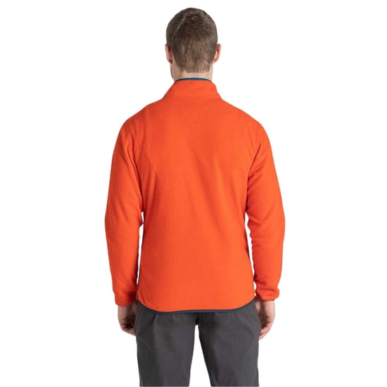 Craghoppers Mens Mock Neck Regular Sweatshirt (Macaw Röd) - Image 3