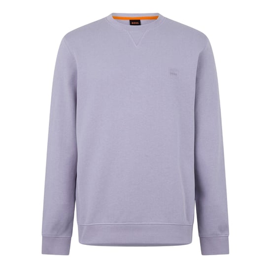 Boss Heren Westart Premium Katoenen Sweatshirt met Crew Hals (Paars) - Image 1