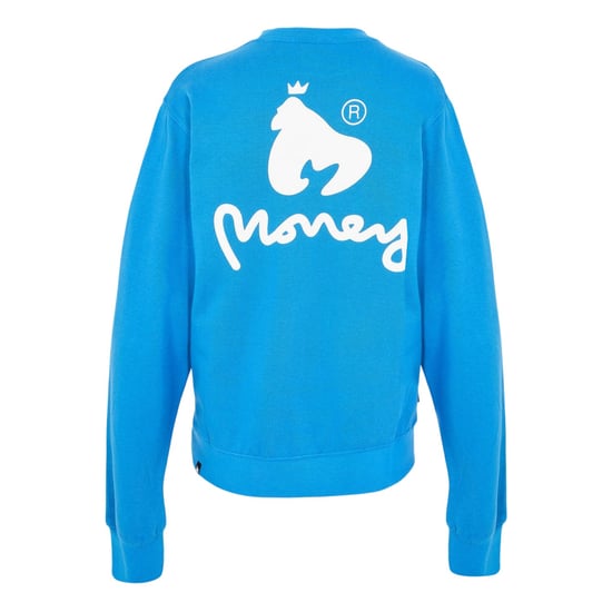 Money Unisex Adult Combo Ape Katoen Crew Hals Regular Sweatshirt (Blauw) - Image 2