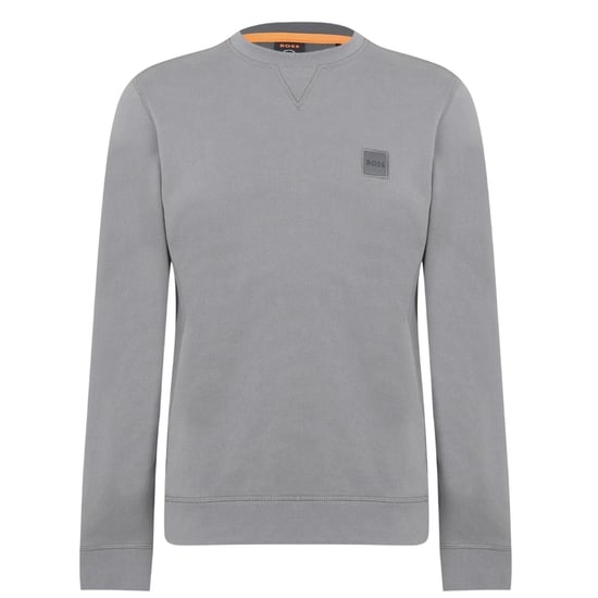 Boss Heren Westart Premium Katoenen Sweatshirt met Crew Hals (Houtskool) - Image 1