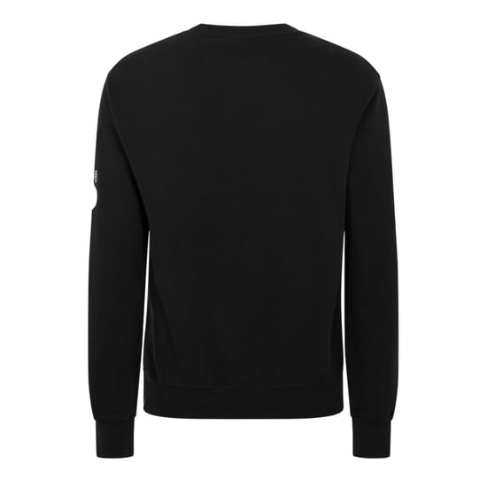 Money Heren Sweatshirt met satijnen ronde hals (Zwart) - Image 2