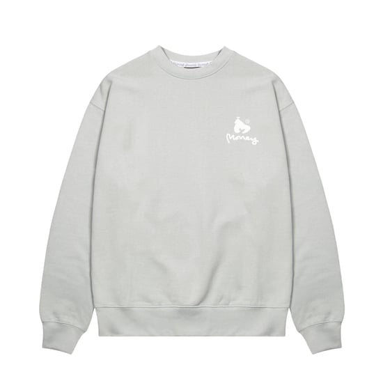 Money Unisex Adult Combo Ape Katoen Crew Hals Regular Sweatshirt (Babyblauw) - Image 1
