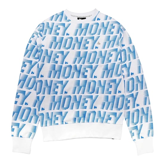 Money Unisex volwassen Zoom Ape Sweatshirt met ronde hals (Blauw) - Image 1