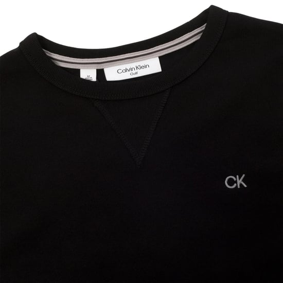 Calvin Klein Geborduurd Golf Sweatshirt met Logo voor Kinderen/Kinderen (Zwart/Zilver) - Image 3