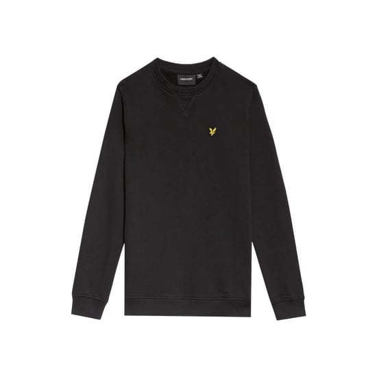 Lyle & Scott Sweatshirt i bomull med broderad logotyp för pojkar (Jet Black) - Image 2