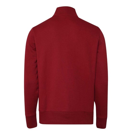 Gant Heren-sweatshirt met halve rits en print, normale pasvorm (Rood) - Image 2