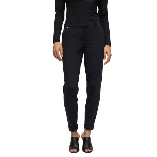 Boss Dames/Dames Effen Rechte Chino (Zwart) - Image 4