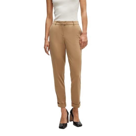 Boss Dames/Dames Effen Rechte Chino (Zwart) - Image 5