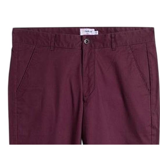 Farah Slanke chino voor heren van iepenhout (Rood) - Image 2